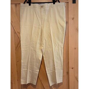 New! Men 44x30 Tan Slim Fit Khakis 100% Cotton The Holmes Store All American USA